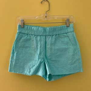 Mint green shorts